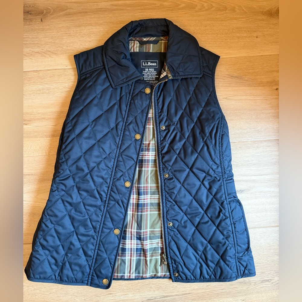 LL bean quilted vest Women’s XS